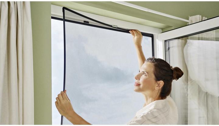 Actual product image tesa Clip-on insect screen clip-on frame for windows (100 x 120 cm)