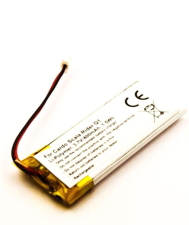 Produktbild AGI 59304 - Akku - Weiss - Akku 320 mAh 3,7 V (Scala Rider Q1)