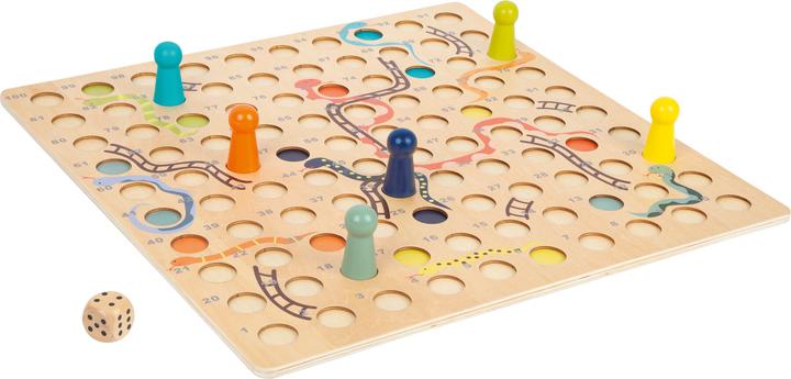 Image du produit small foot Jeu des serpents et des échelles XL (Anglais, Allemand, Français, Italien)