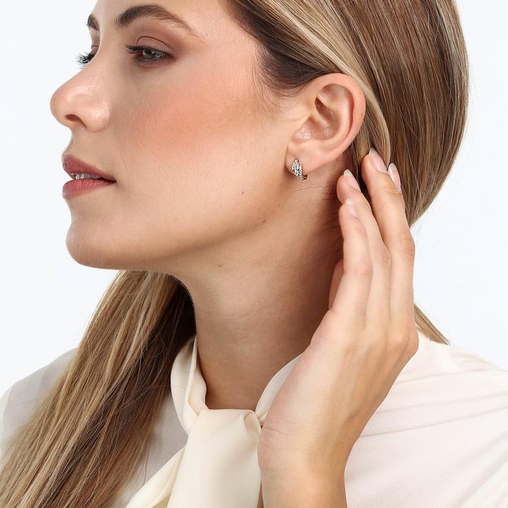 Actual product image La Petite Story Snake Single Earring (Brass, Crystal)