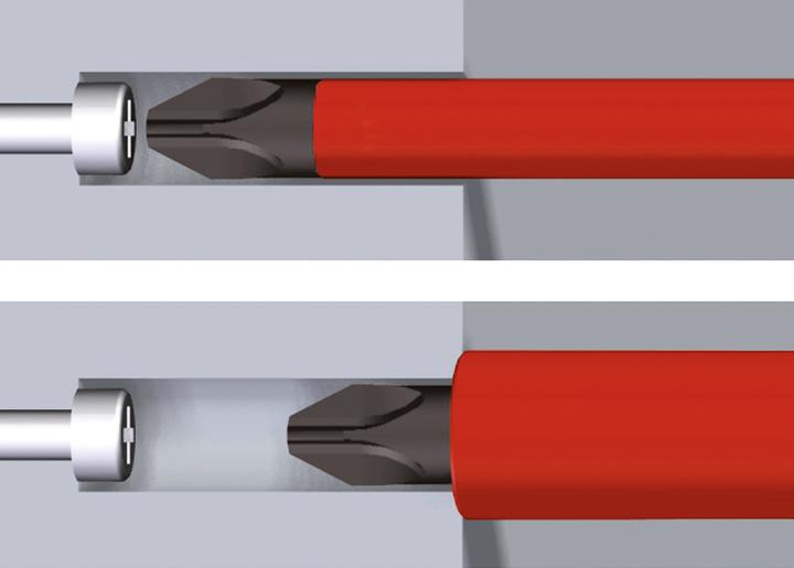 Actual product image Wiha VDE Square drive screwdriver S (Square)