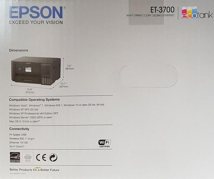 Image du produit Epson EcoTank ET-3700 (Réservoir d'encre, Couleur)