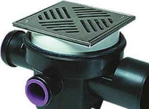 Produktbild Kessel Kellerablauf Universal 27621 DN 100 m. Doppelrückstauver. m. ED Rost
