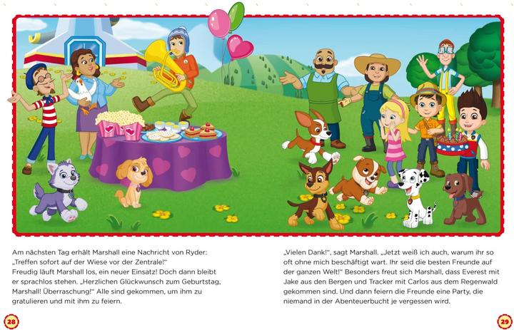Image du produit PAW Patrol Briefe-Geschichtenbuch: Geburtstagsüberraschung für Marshall (Allemand, Oliver Bieber, 2022)