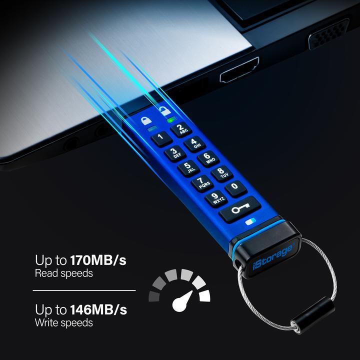 Produktbild iStorage datAshur Pro USB3 256GB (256 GB, USB 3.0)