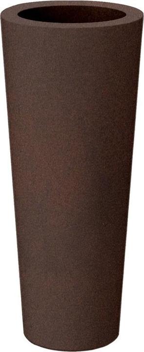 Actual product image Newgarden FICUS 60 planter, tub large double-walled round, high ø29x59cm bronze 16L outdoor