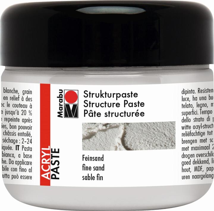 Marabu Strukturpaste (Transparent White, 225 ml)