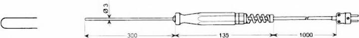 Produktbild Greisinger Tauchfühler GTF 1200/300 -200 (Messgerätkoffer)