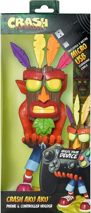 Actual product image Exquisite Gaming Crash Bandicoot: Crash Aku Cable Guy (PC, Mac, Xbox Series X, Xbox One S, Xbox 360, PS4, PS5, Switch)