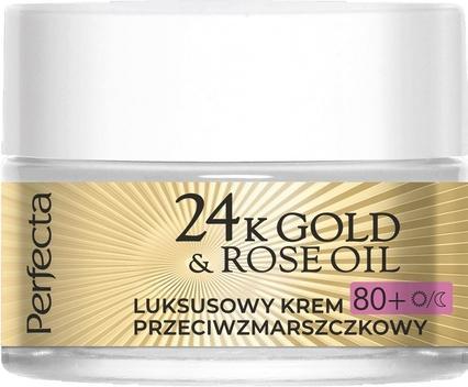 Image du produit Perfecta Crème Anti-Rides 24K Or & Huile de Rose 80+ 50Ml (Crème pour le corps, 50 ml)