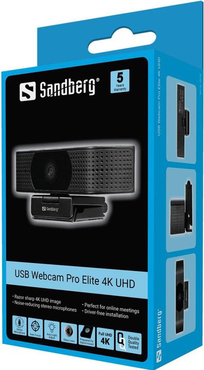 Actual product image Sandberg USB Webcam Pro Elite (8.30 Mpx)