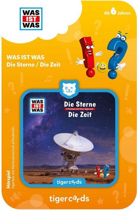 Actual product image Tigermedia Tigercard- What is what: The stars/ The time (German)