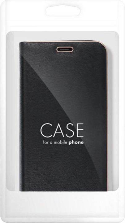 Produktbild Forcell Book case OEM LUNA Book Gold for HUAWEI P Smart black (Huawei P Smart+)