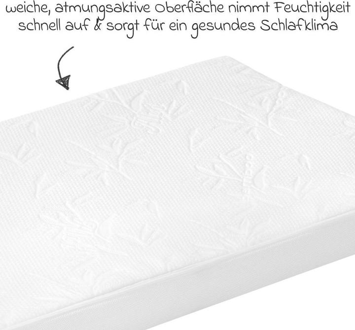 Actual product image Alvi Babymatratzen & Kindermatratzen Babybett-Matratze Bamboo Pro 70 x 140 cm (70 x 140 cm)