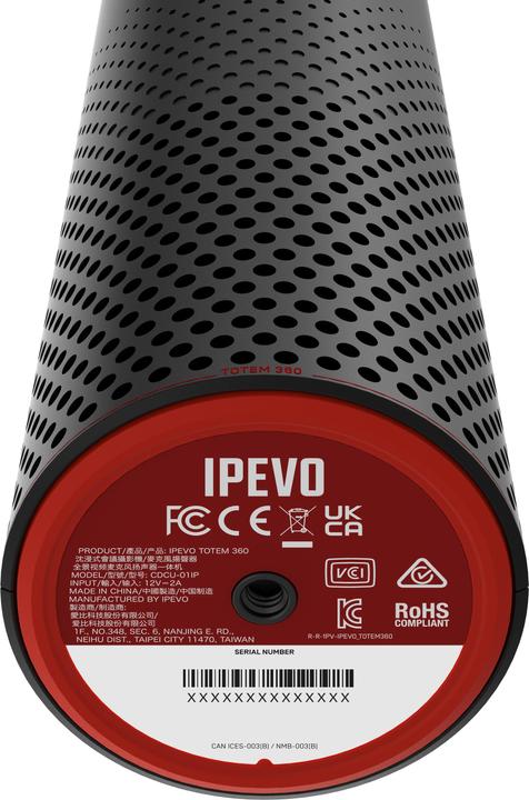Immagine prodotto Ipevo KFT Telecamera da conferenza Totem 360 Micro nero