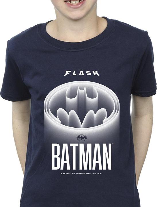 Image du produit - T-shirt THE FLASH BATMAN WHITE LOGO - Garçon (152, 158)