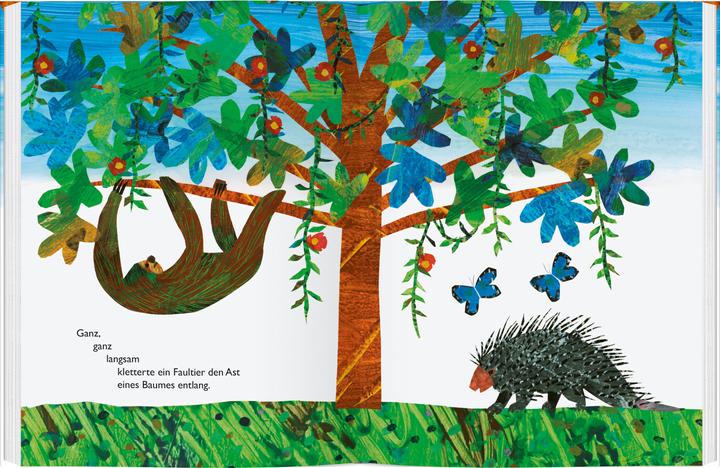 Image du produit Ganz, ganz langsam, sagte das Faultier (Allemand, Jane Goodall, Eric Carle, 2022)