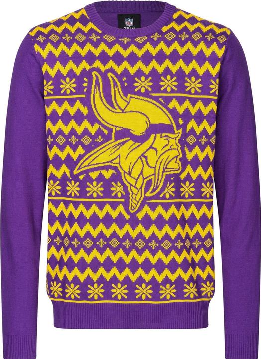Foco NFL Winter Sweater Strick Pullover Minnesota Vikings - S (S)
