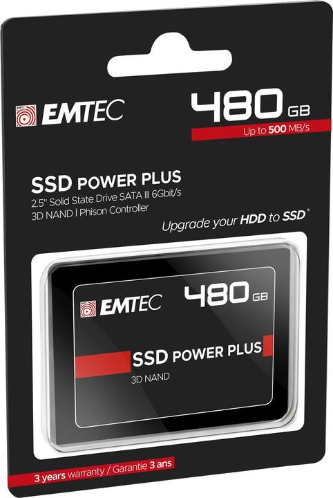 Produktbild Emtec X150 Power Plus (480 GB, 2.5")