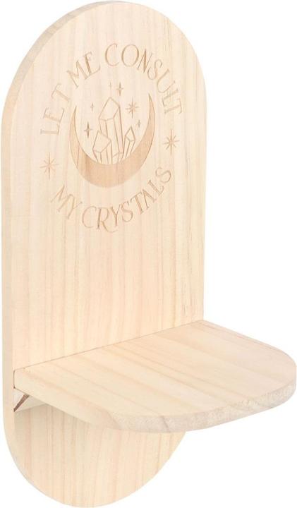 Actual product image Something Different Let Me Consult My Crystals Floating Shelf