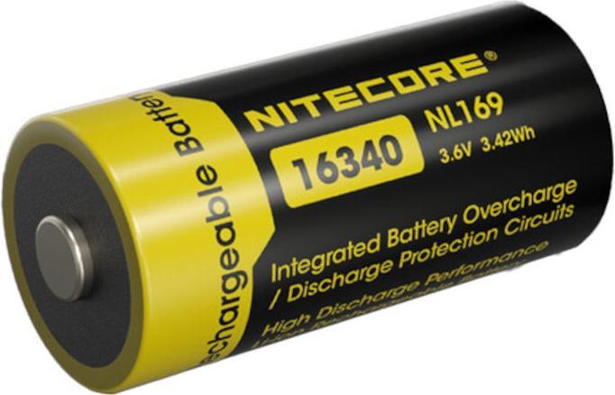 Immagine prodotto Nitecore NL169 (690mAh) 16340 (1 pz., 16340, 690 mAh)