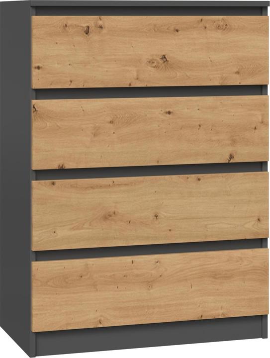 Immagine prodotto Topeshop M4 Cassettiera ANTRACYT/ARTISAN (70 x 40 x 97 cm)