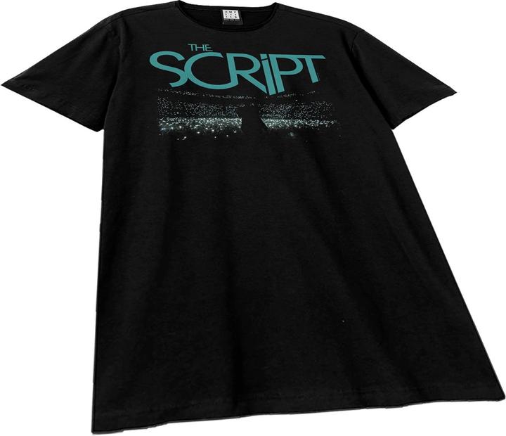 Actual product image Amplified Unisex Adult Live The Script T-Shirt (3XL)