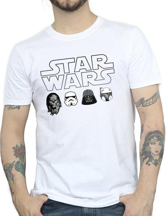 Produktbild Star Wars Character Heads TShirt (XXL)
