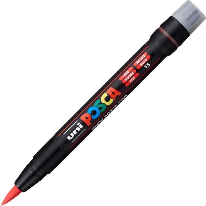 Produktbild Posca Marker Pinselspitze (Rot, 10 mm, 1 x)