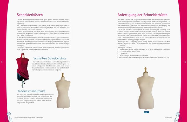 Produktbild Schnittkonstruktion in der Mode. Drapieren an der Schneiderpuppe (Deutsch, Teresa Gilewska, 2021)