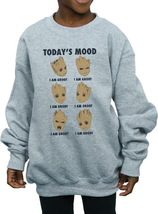 Produktbild Guardians Of The Galaxy Groot Today's Mood Sweatshirt Mädchen (140, 146)
