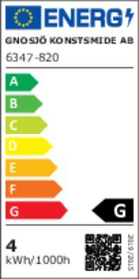 Energy Label Konstsmide Micro LED fairy lights, 50 lamps (0.16 m)