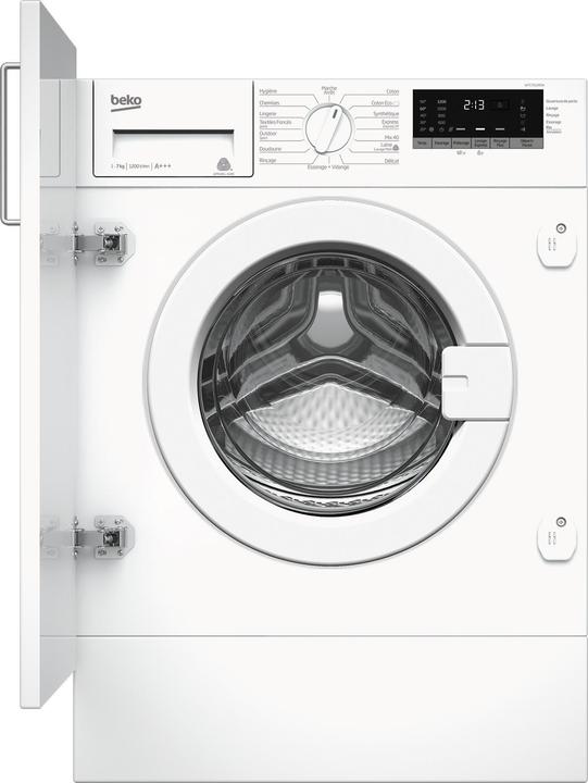 Actual product image Beko WITC7612B0W Washing machine Built-in Front loader (7 kg, Left)