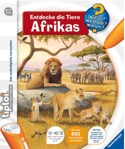 Produktbild tiptoi Entdecke die Tiere Afrikas