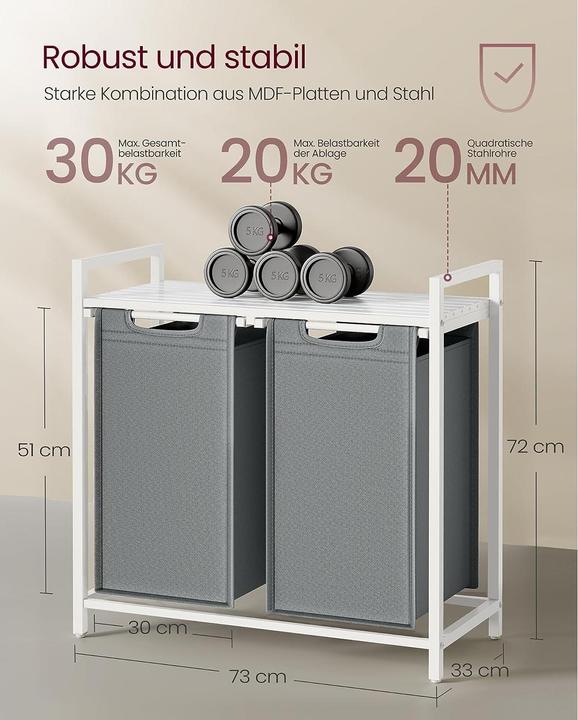 Actual product image Vasagle Laundry (92 l)