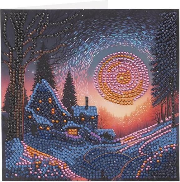 Actual product image Craft Buddy Twilight light, 18x18cm Crystal Art Card