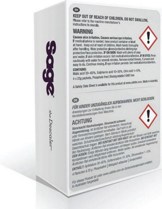 Actual product image Sage the Descaler
