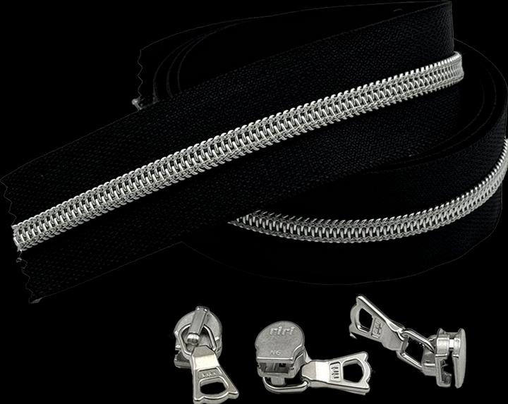 Immagine prodotto Riri Flex 6 Metallic Set: 1m/3 cursori (100 cm)