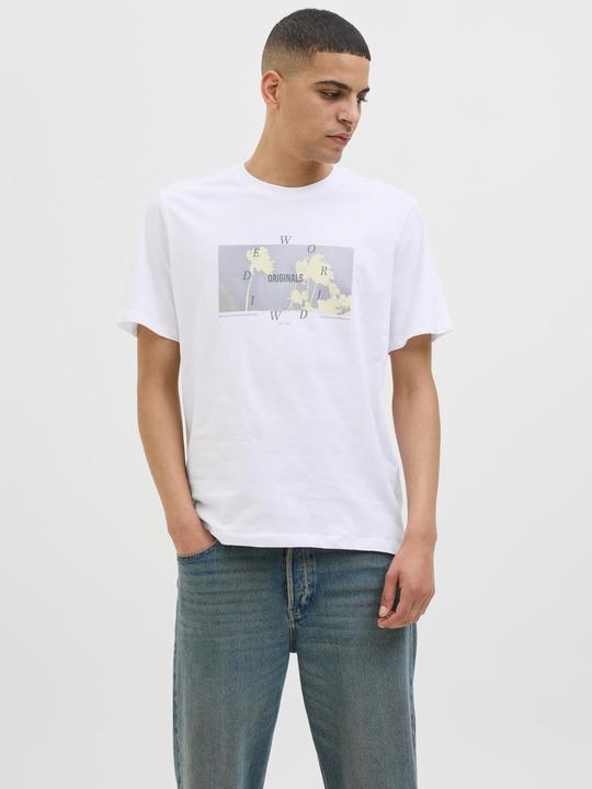 Produktbild Jack & Jones Gedruckt Rundhalsausschnitt T-shirt T-shirt (S)