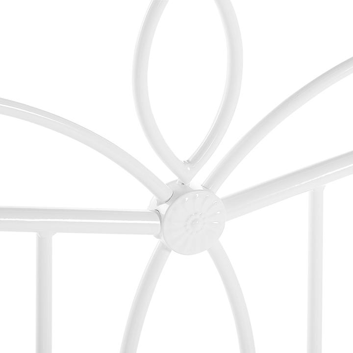 Image du produit Beliani Lit métallique blanc Sommier à lattes 140 x 200 cm ANTLIA (140 x 200)