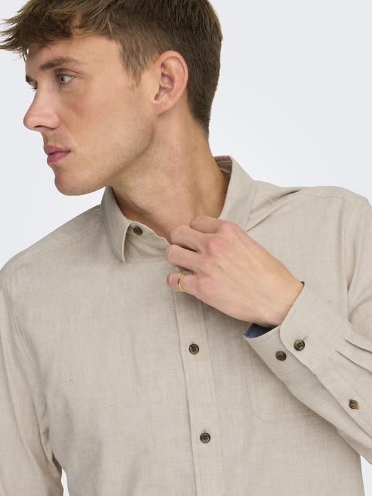 Produktbild Only & Sons Normal geschnitten Hemdkragen Hemd Hemd (M)