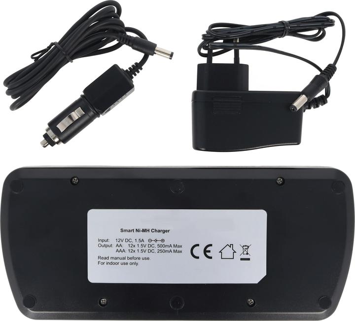 Produktbild Panasonic eneloop Standard HR-3UTGA 12 Stück AA Mignon Akkus, LCD-Ladegerät mit Display für 1-12 AA (12 Stk., AA, Ladegerät inkl. Akku)