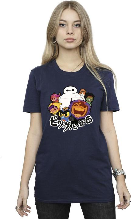 Image du produit Disney - T-shirt BIG HERO BAYMAX GROUP MANGA - Femme (S)