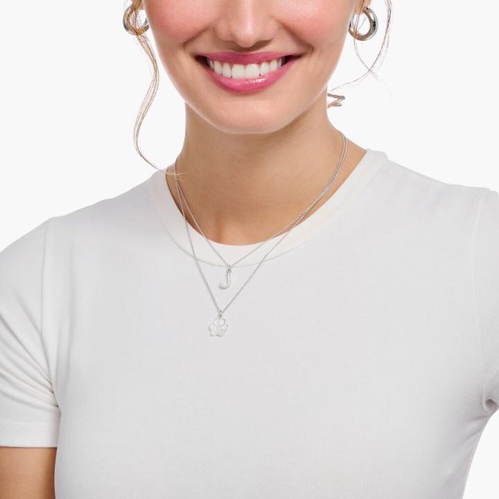Produktbild Thomas Sabo Kette mit Buchstaben-Anhänger J Silber (925er Silber, 38 - 45 cm)