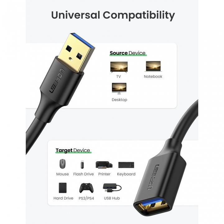 Produktbild Ugreen USB A—Usb A (1 m, USB 3.0)