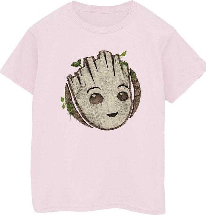 Immagine prodotto I Am Groot Wooden Head Maglietta Uomo (S)