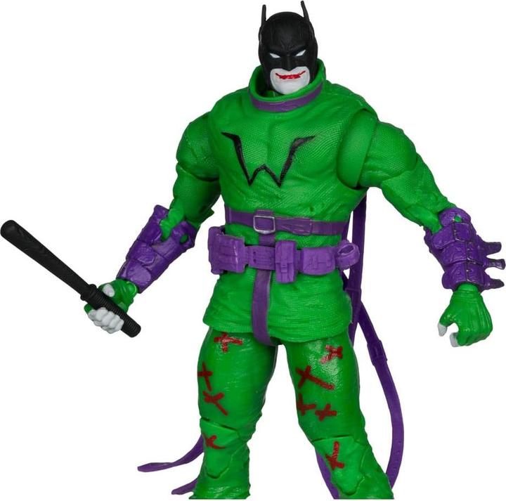Actual product image McFarlane DC Multiverse action figure Batman (Batman: Last Knight on Earth) Jokerised (Gold Label) 18 cm