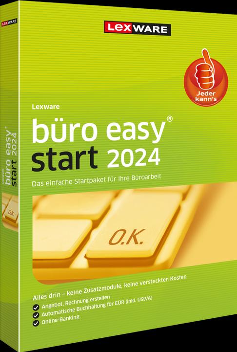 Produktbild Lexware ESD büro easy start 2024 ABO Version (1 User, unbegrenzt)