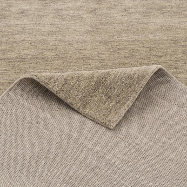Produktbild Pergamon Wolle Natur Teppich Gabbeh Einfarbig (200 x 200 cm)