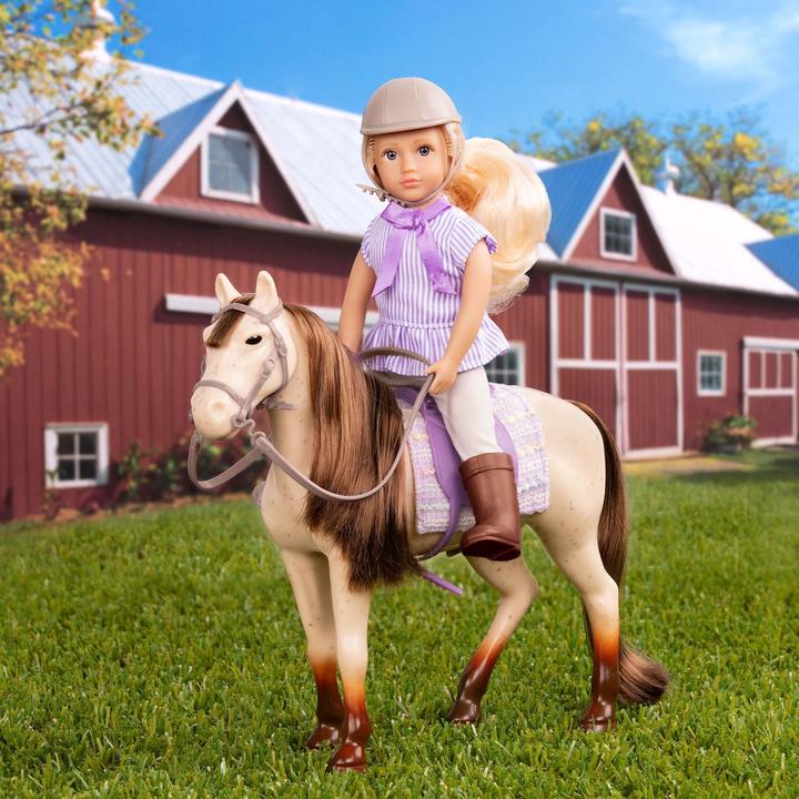 Actual product image Lori Doll Marjorie & Horse Maple